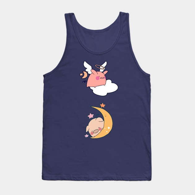 Moon Pigs Tank Top by saradaboru